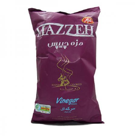 انواع چیپس سرکه براساس حجم بسته بندی